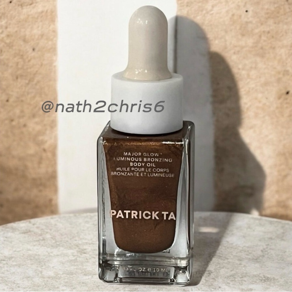 Patrick Ta Major Glow Luminous Bronzing Body Oil NEW